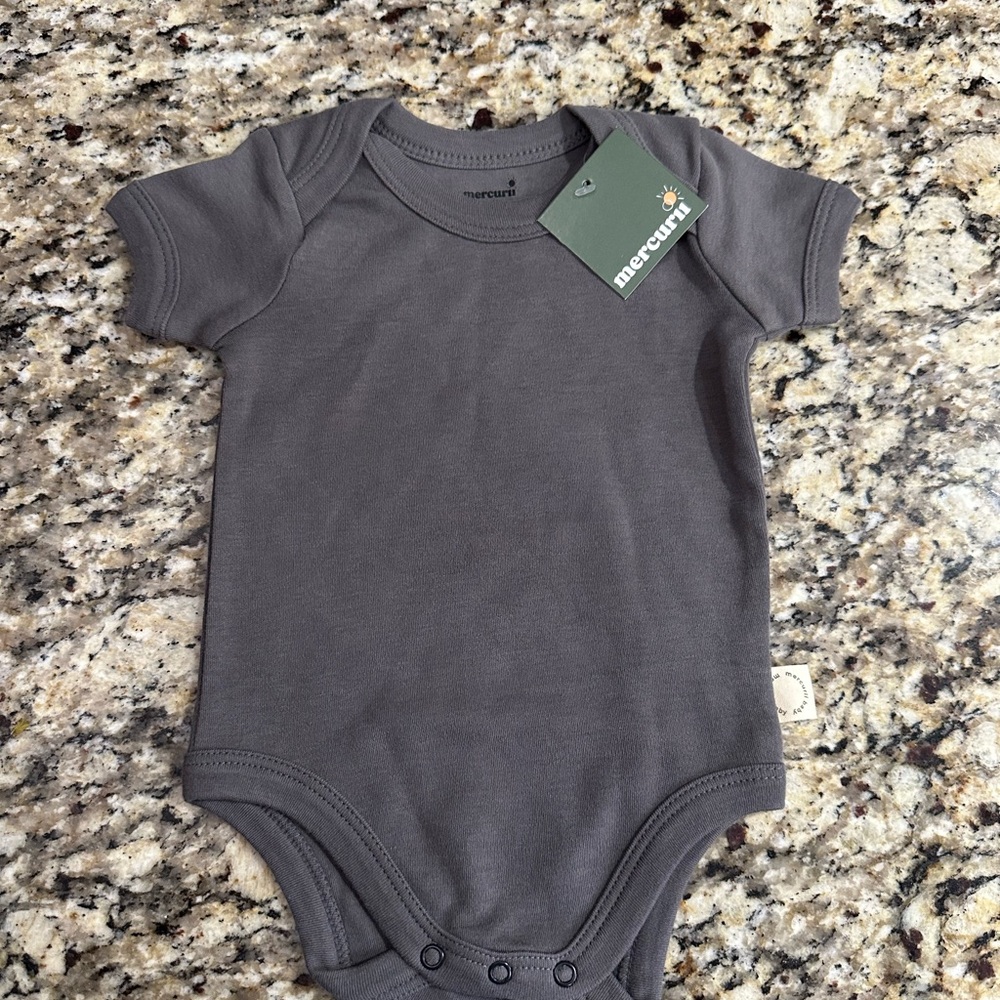 Charcoal Baby Bodysuit